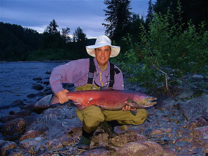 Big Lake Creek King at Yenlo Creek - ALASKA RAFT CONNECTION